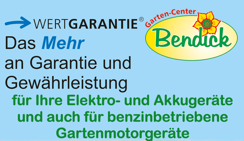 Wertgarantie bei Bendick - ihr zusätzlicher Schutz