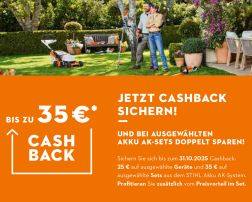 STIHL Cashback Aktion AK System bei Bendick in Mettingen
