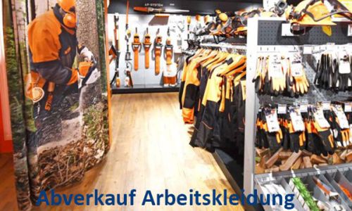Abverkauf Einzelteile STIHL Arbeitskleidung