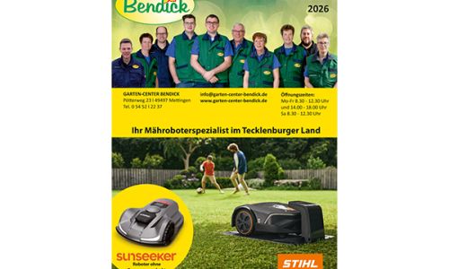 Mähroboter bei Bendick in Mettingen